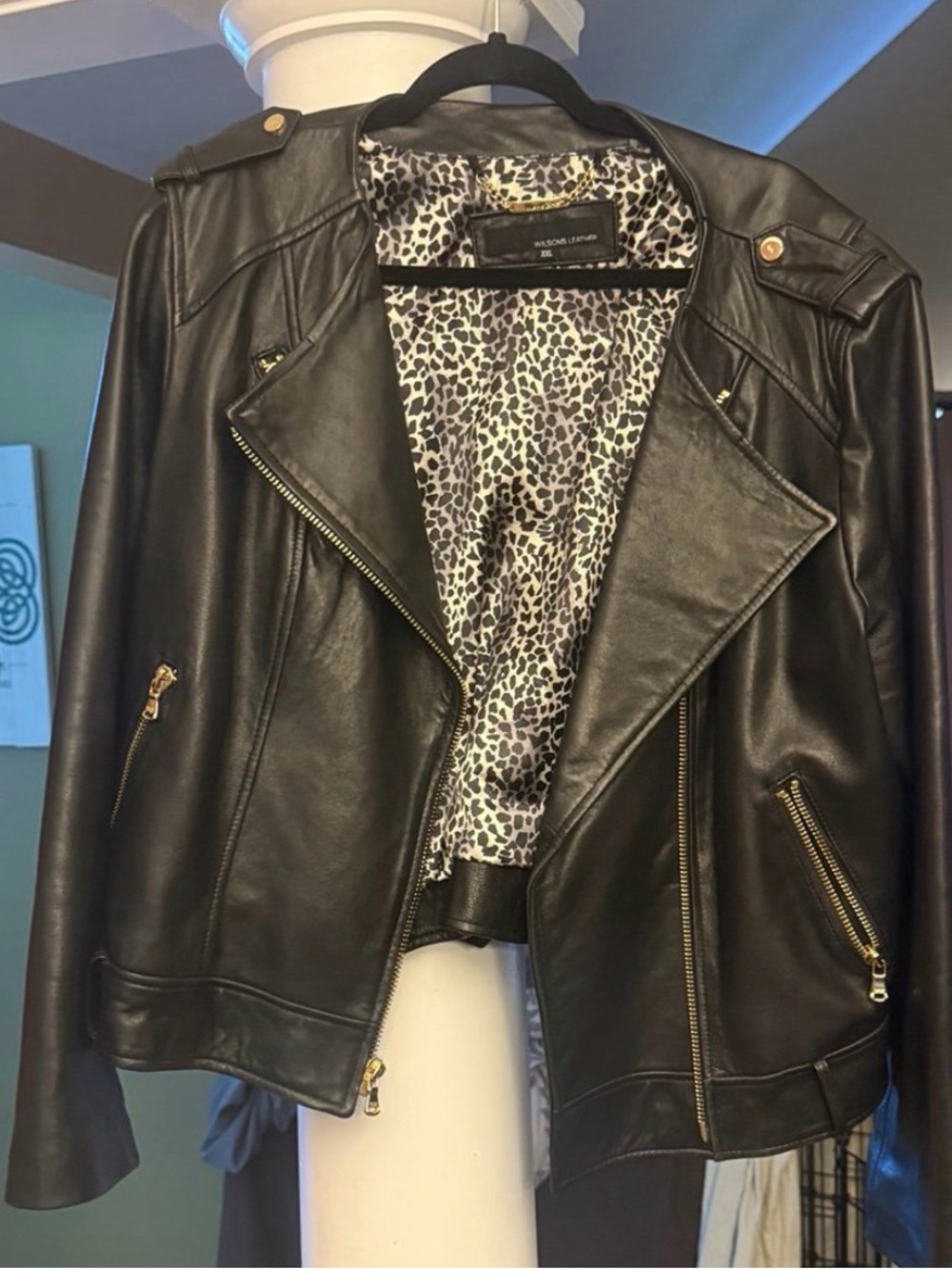 Wilsons Leather motorcycle jacket